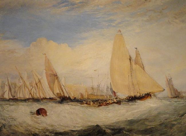 Joseph Mallord William Turner Regatta Beating To Windward Germany oil painting art
